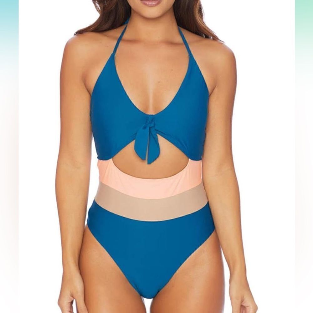 NWOT‎ Ella Moss Neapolitan cut out One Piece size L
